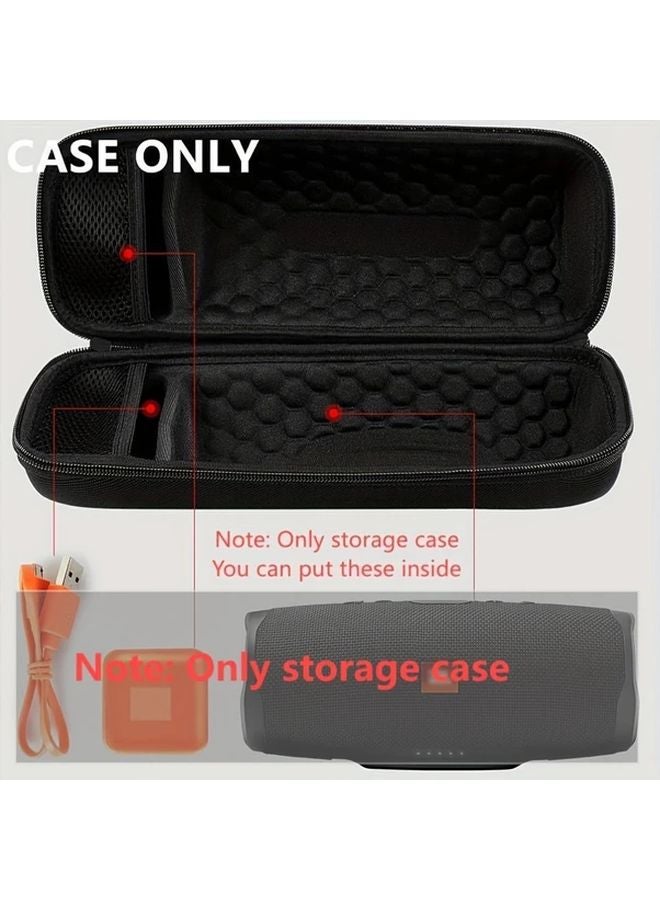 Gray Heavy Duty EVA Hard Shell Case For JBL Charge 4 5 Speaker With Storage - Image 3